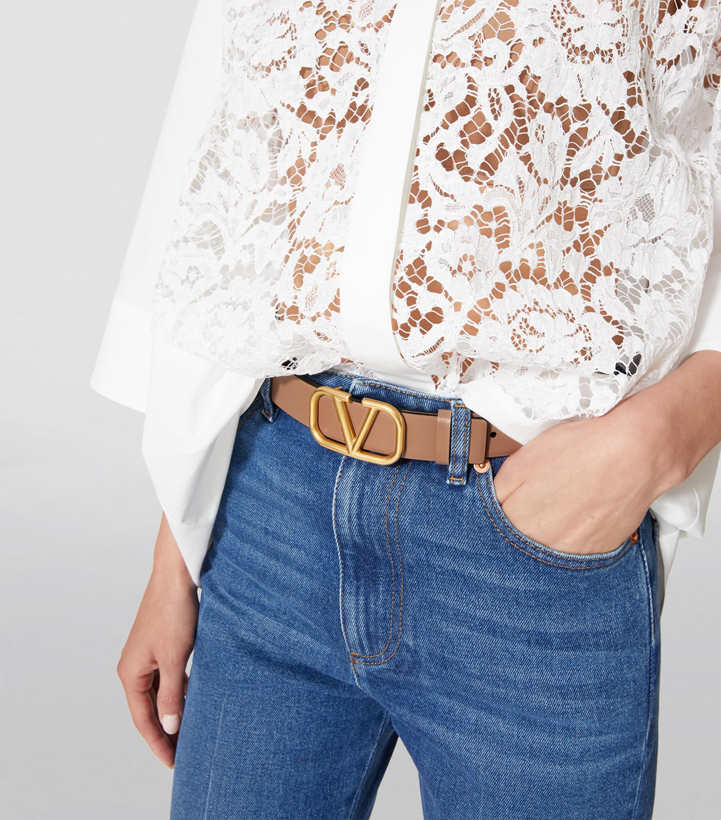 Valentino Garavani Reversible VLOGO Signature Belt | Harrods US