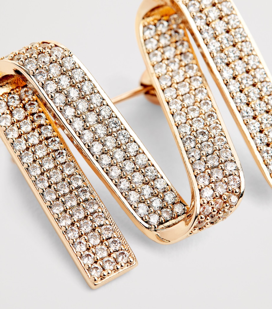 Embellished ‘M’ Brooch BRONZE Image 4