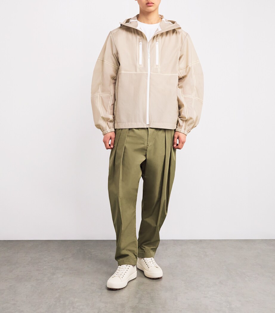 Pleated Drawstring Trousers 825/MUD Image 2