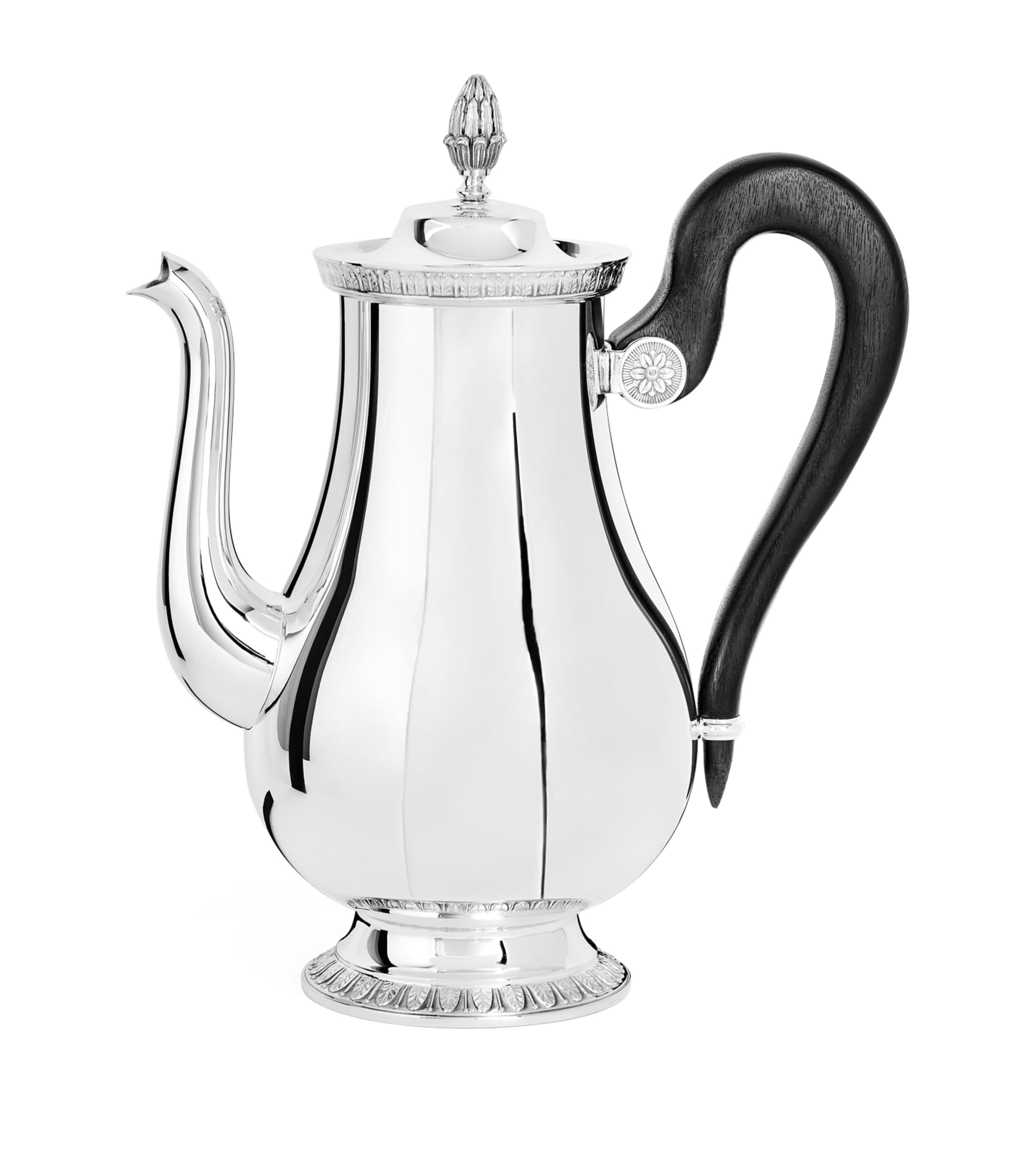 Christofle Silver-Plated Malmaison Coffeepot | Dining | Tableware | Teapots | Designers | Christofle