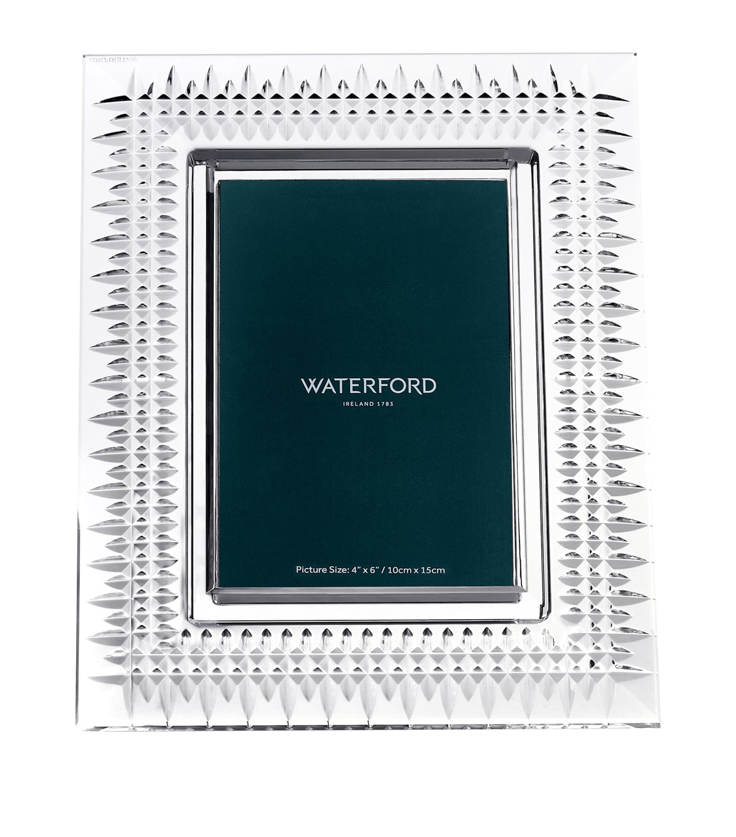Waterford Lismore Diamond Picture Frame (4" x 6") Clear Image 3