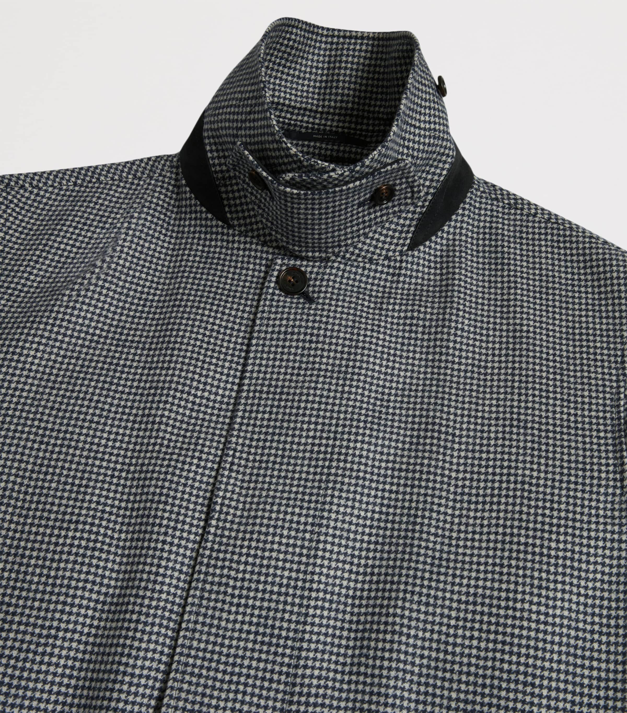 Cashmere Belted Balmacaan Overcoat 410NAVY Image 5