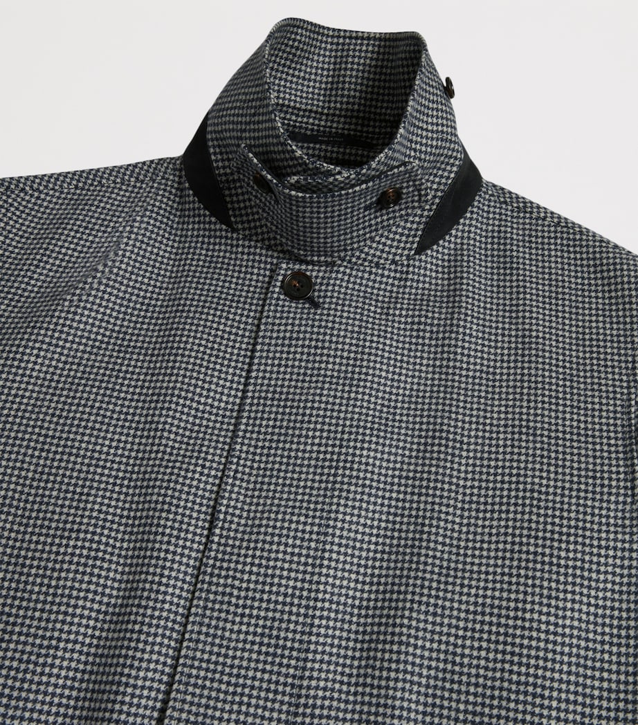 Cashmere Belted Balmacaan Overcoat 410NAVY Image 5