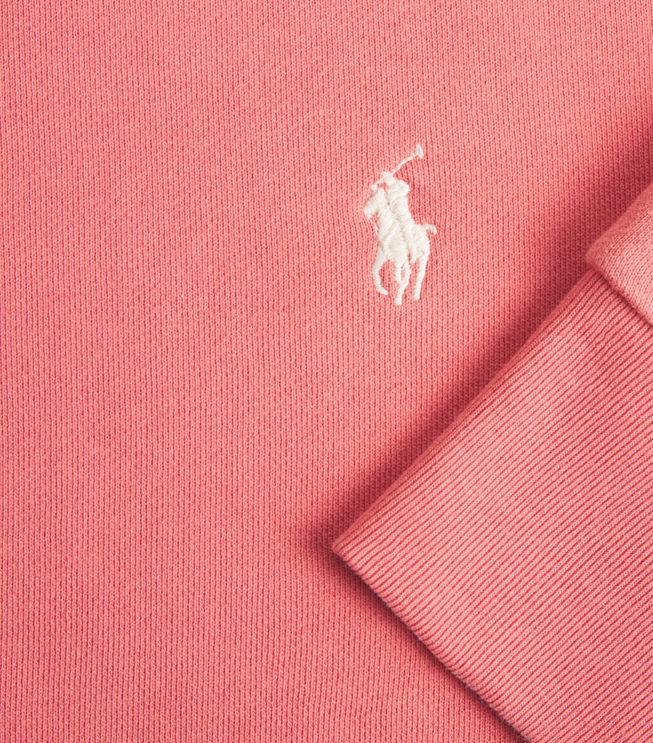 Polo Ralph Lauren Mens Cotton Loopback Fleece Sweatshirt Red Sky Image 6