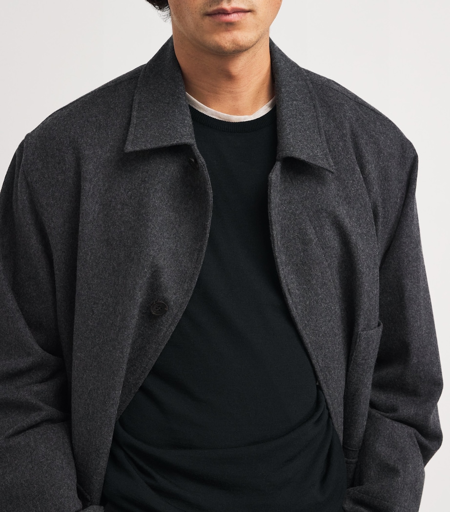 Extra Fine Merino Wool Sweater BLACK Image 6