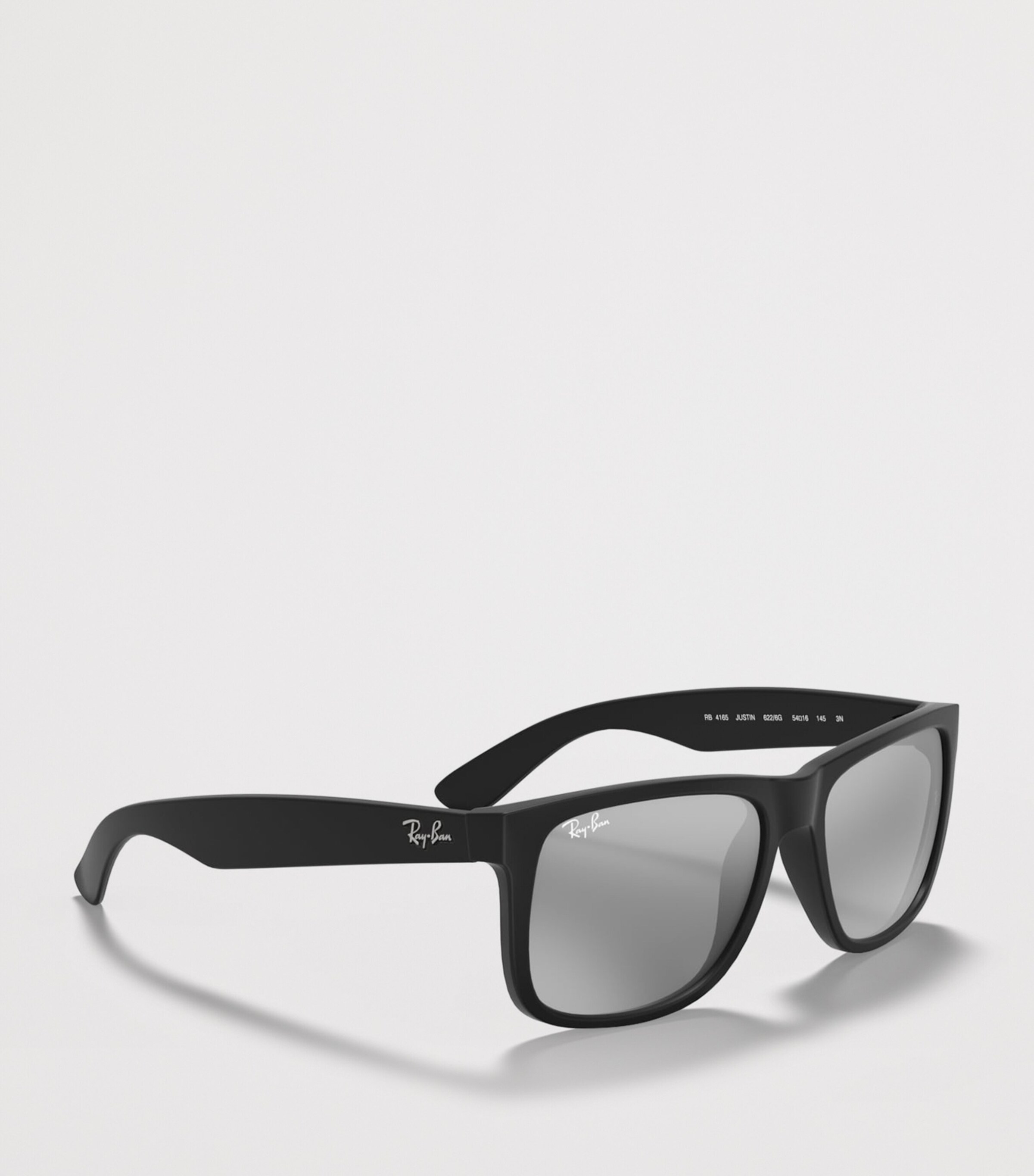 Ray-Ban Justin Classic Square Sunglasses Black Image 6