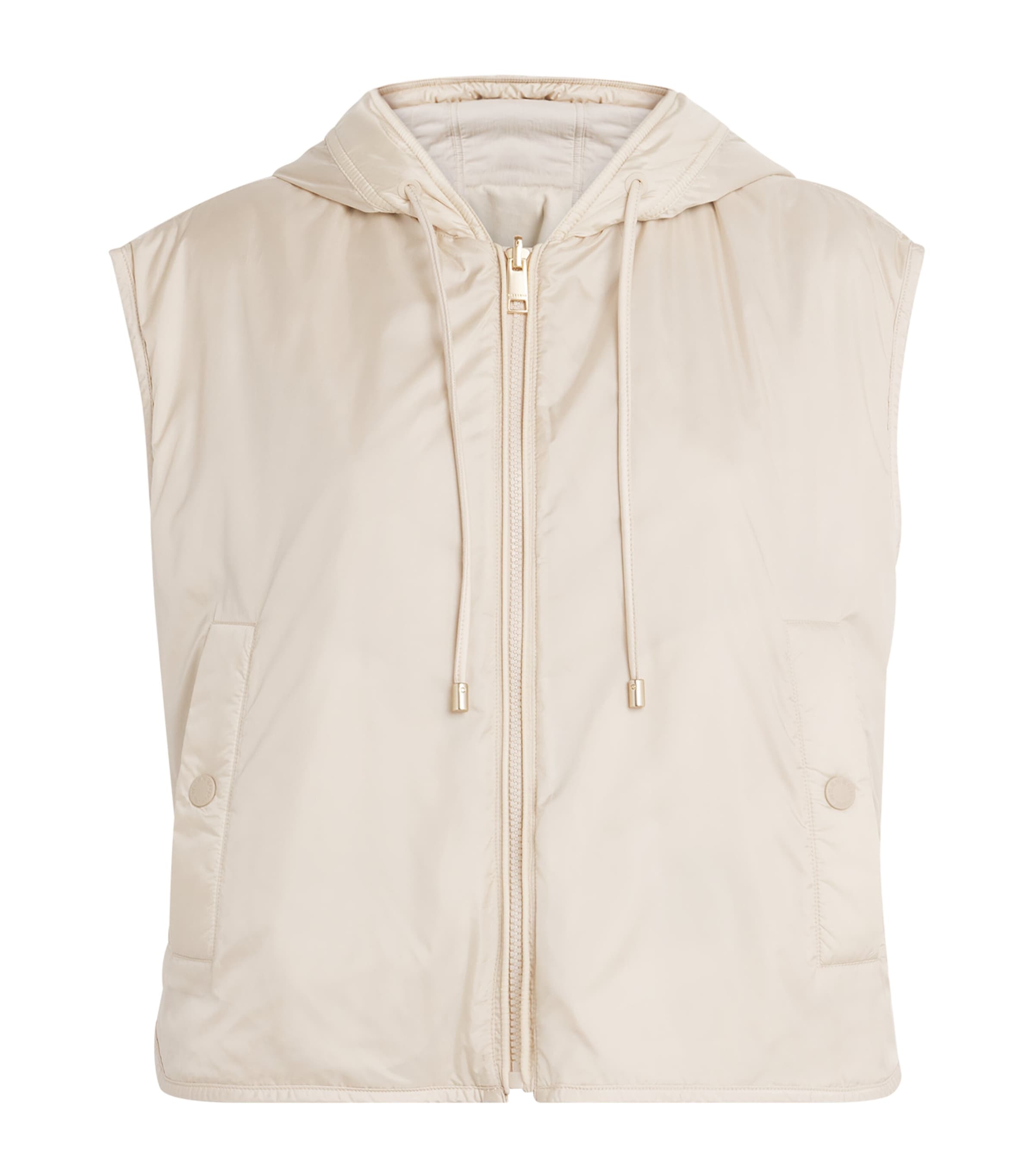 Weekend Max Mara Reversible Padded Gilet In Neutral