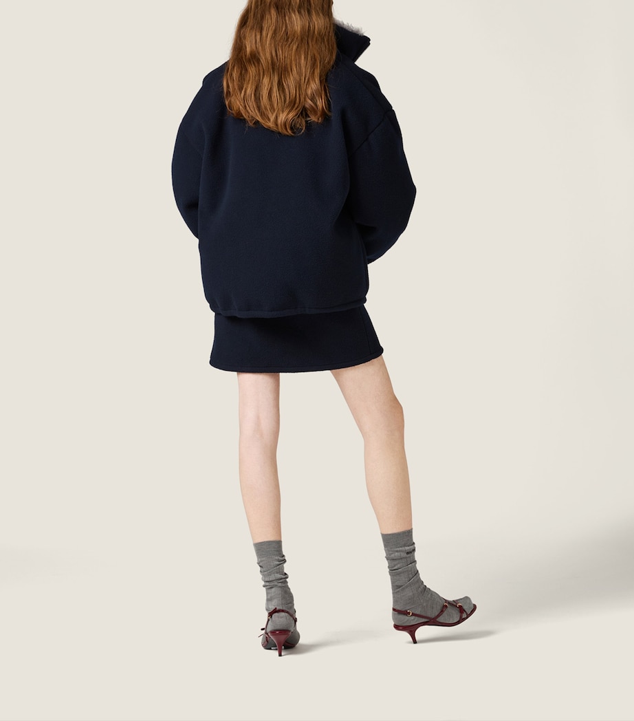 Fleece Cropped Jacket F0008 Image 3