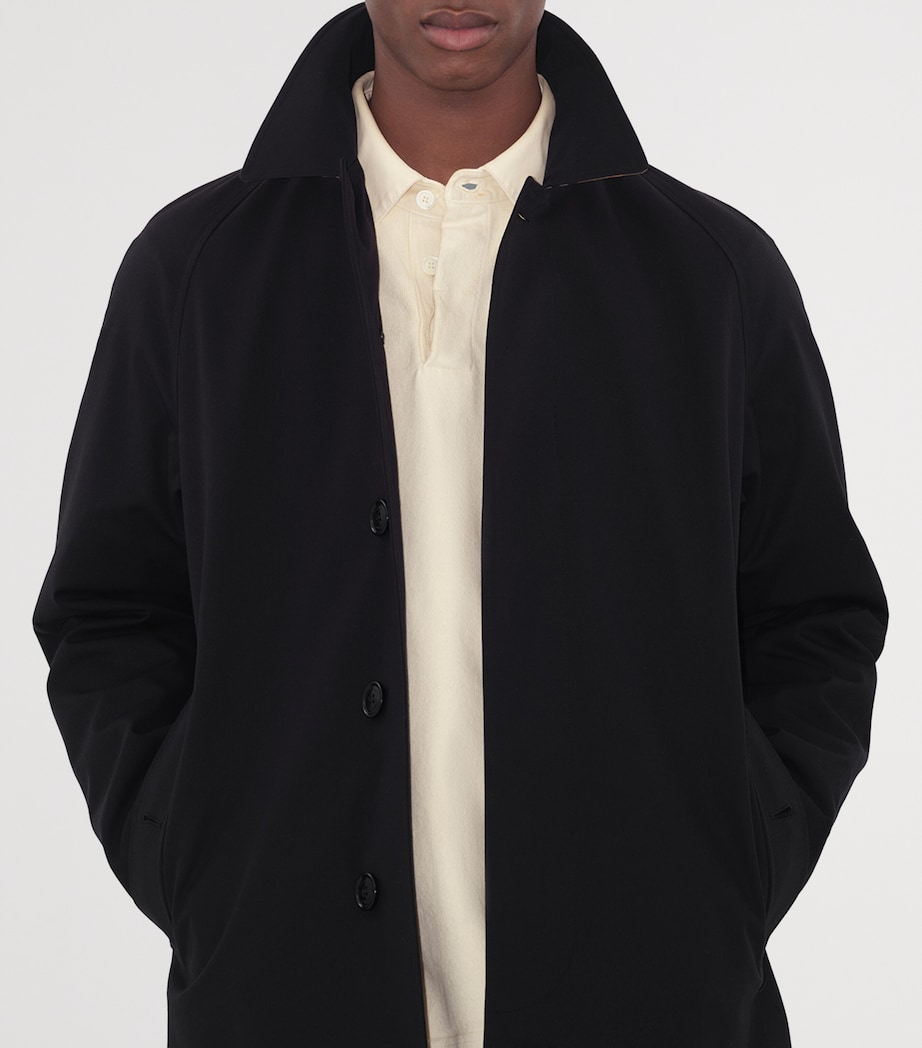 Cotton Camden Heritage Short Car Coat BLACK Image 5