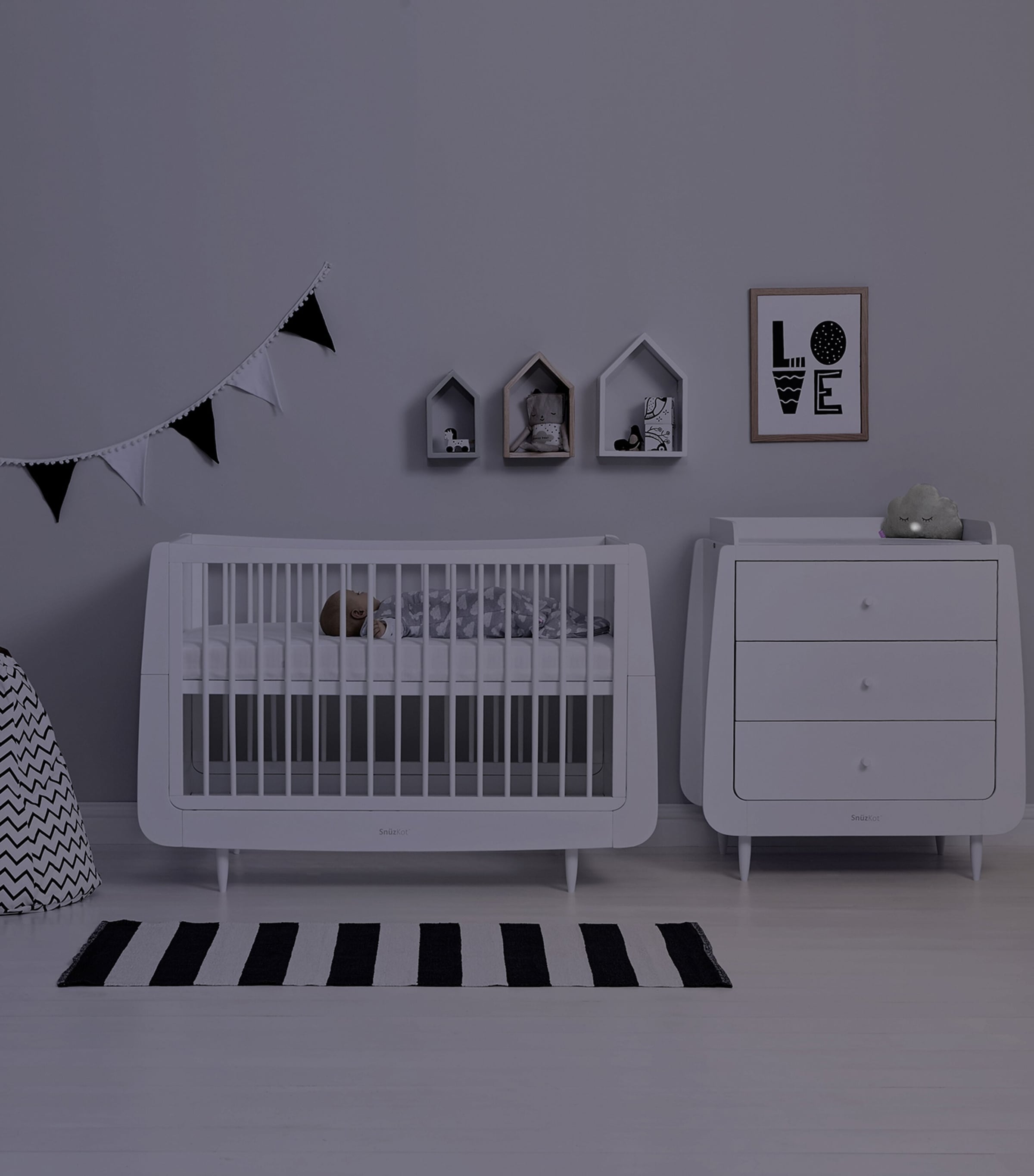 Snüz SnüzCloud Baby Sleep Aid Light Grey Image 2