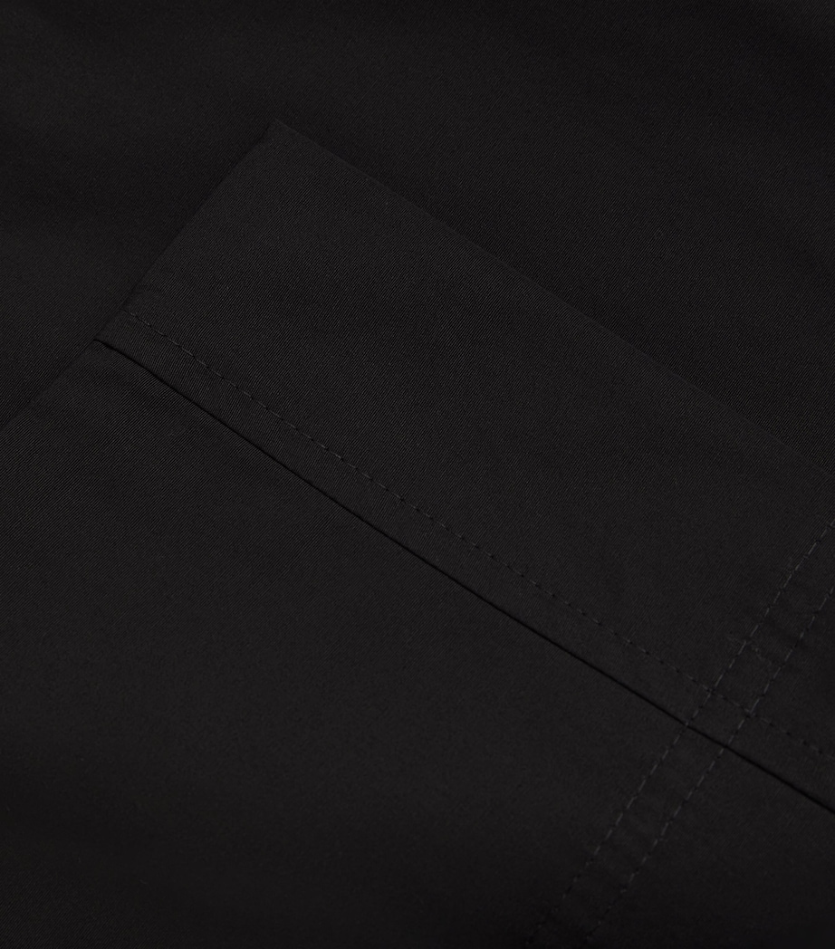 Organic Cotton Twisted Seam Trousers 001 BLACK Image 5