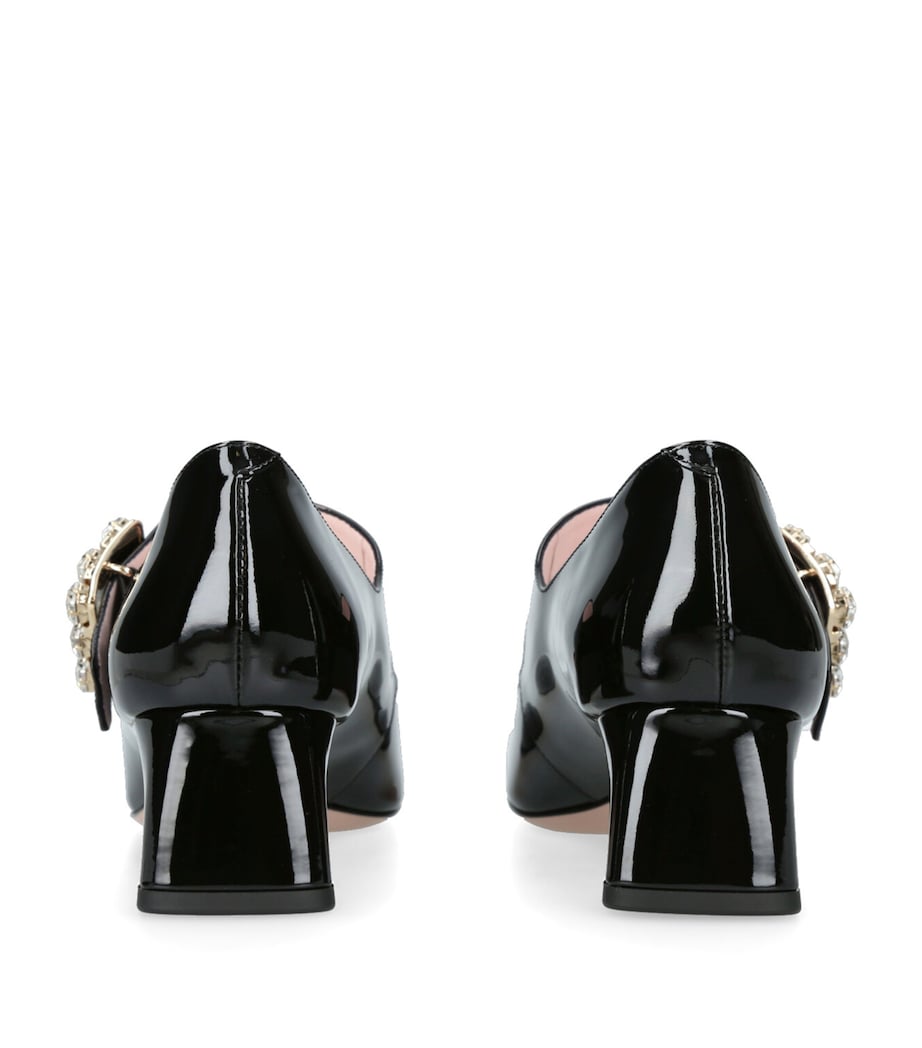 Patent Leather Tres Viv Mary Janes 45 BLACK Image 2