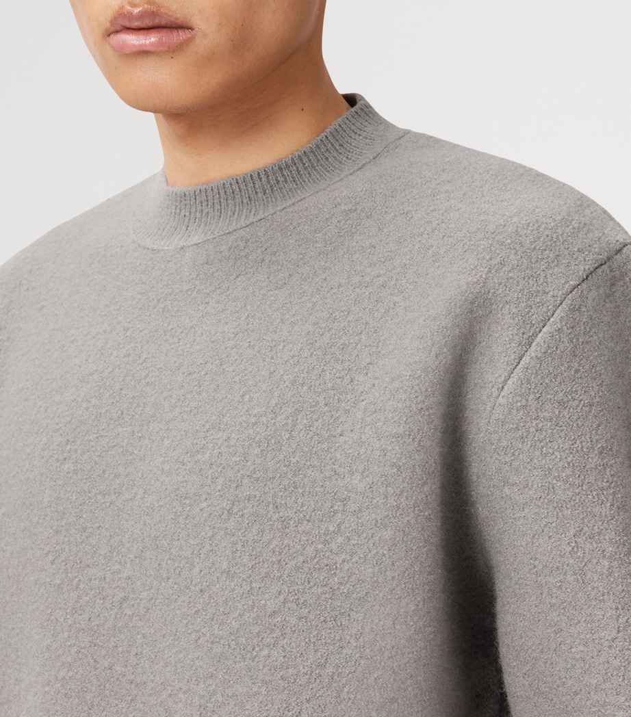 Merino Wool Marko Crew Sweater HENGE GREY Image 10