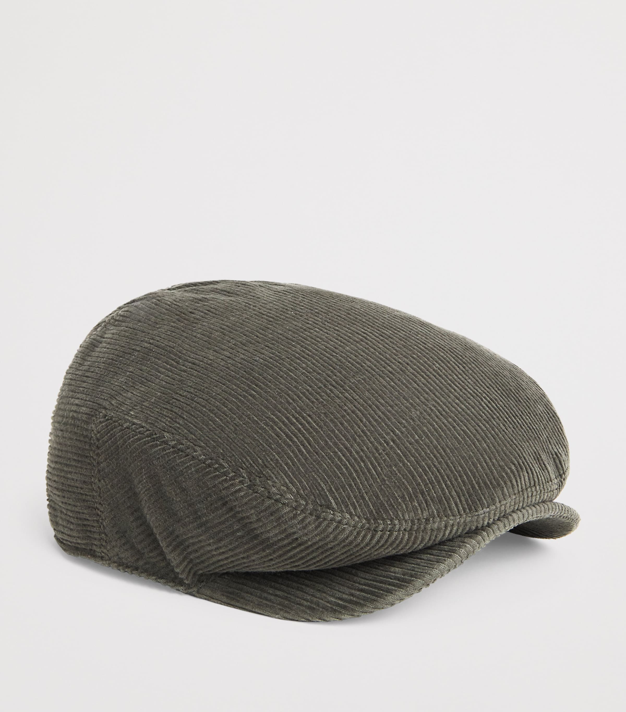 Corduroy Flat Cap GREEN Image 2