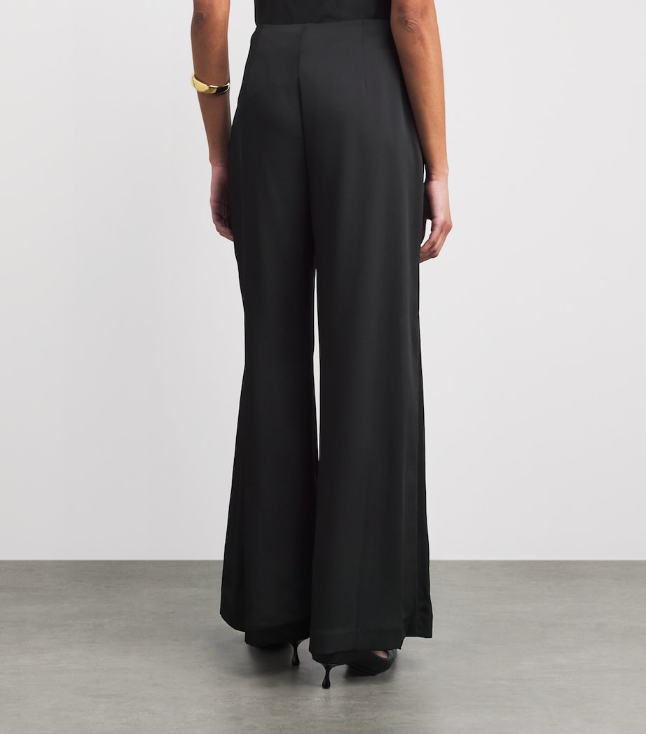 CAMILLA AND MARC Womens Elowyn Wide-Leg Trousers Black Image 5