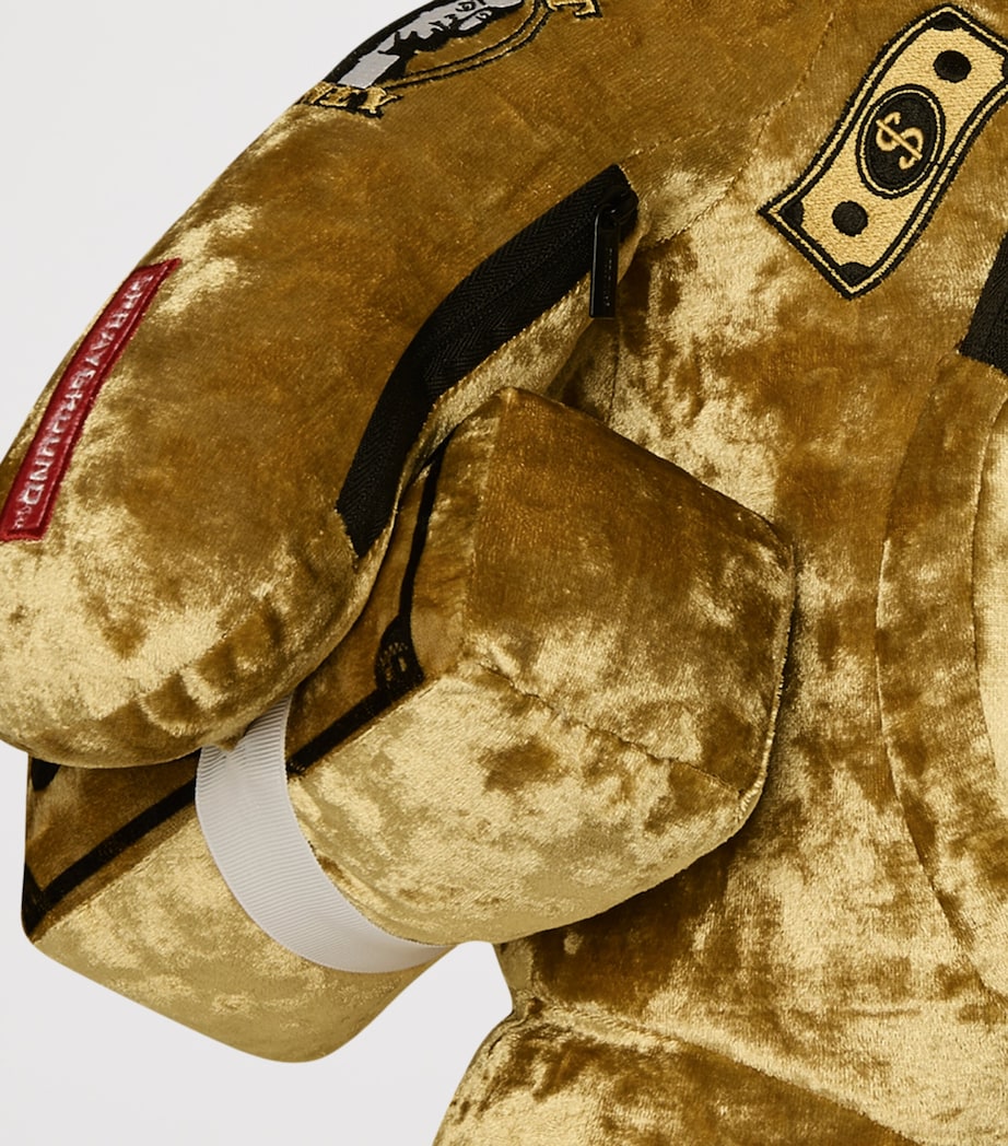 Sprayground Moneybear Backpack Gold Image 5