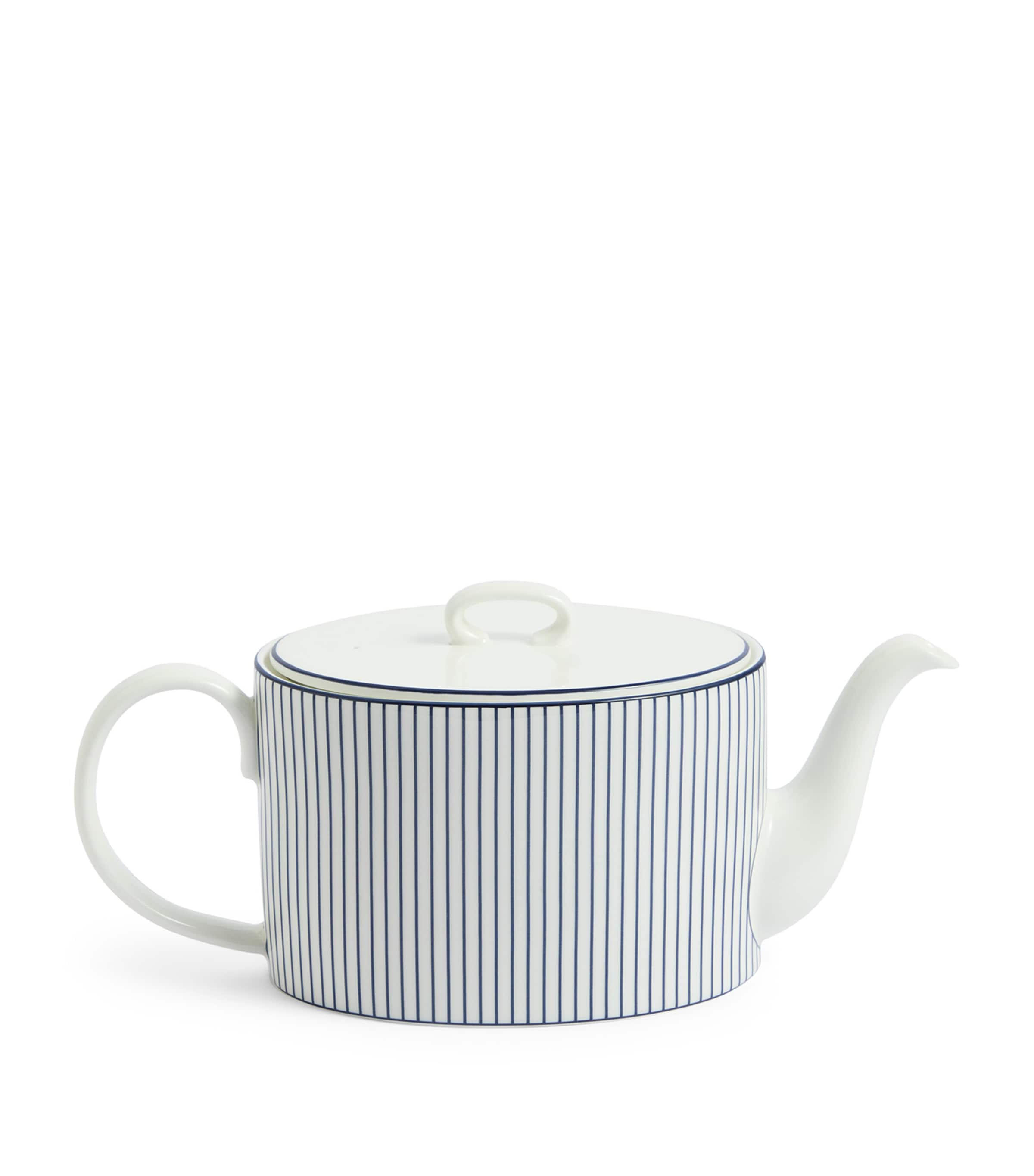 Wedgwood Gio Pinstripe Teapot White Image 3