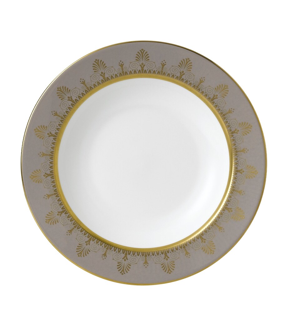Anthemion Grey Soup Plate (23cm) GREY Image 4