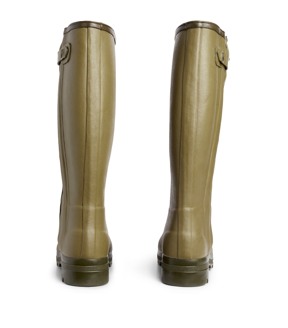 Leather-Lined Chasseur Wellington Boots VERT VIERZON B200 Image 2