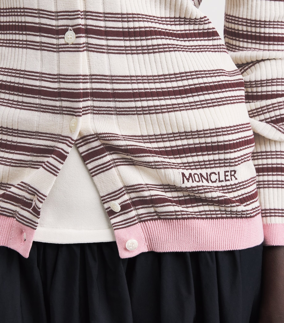 Moncler Womens Cotton Polo Sweater Image 3