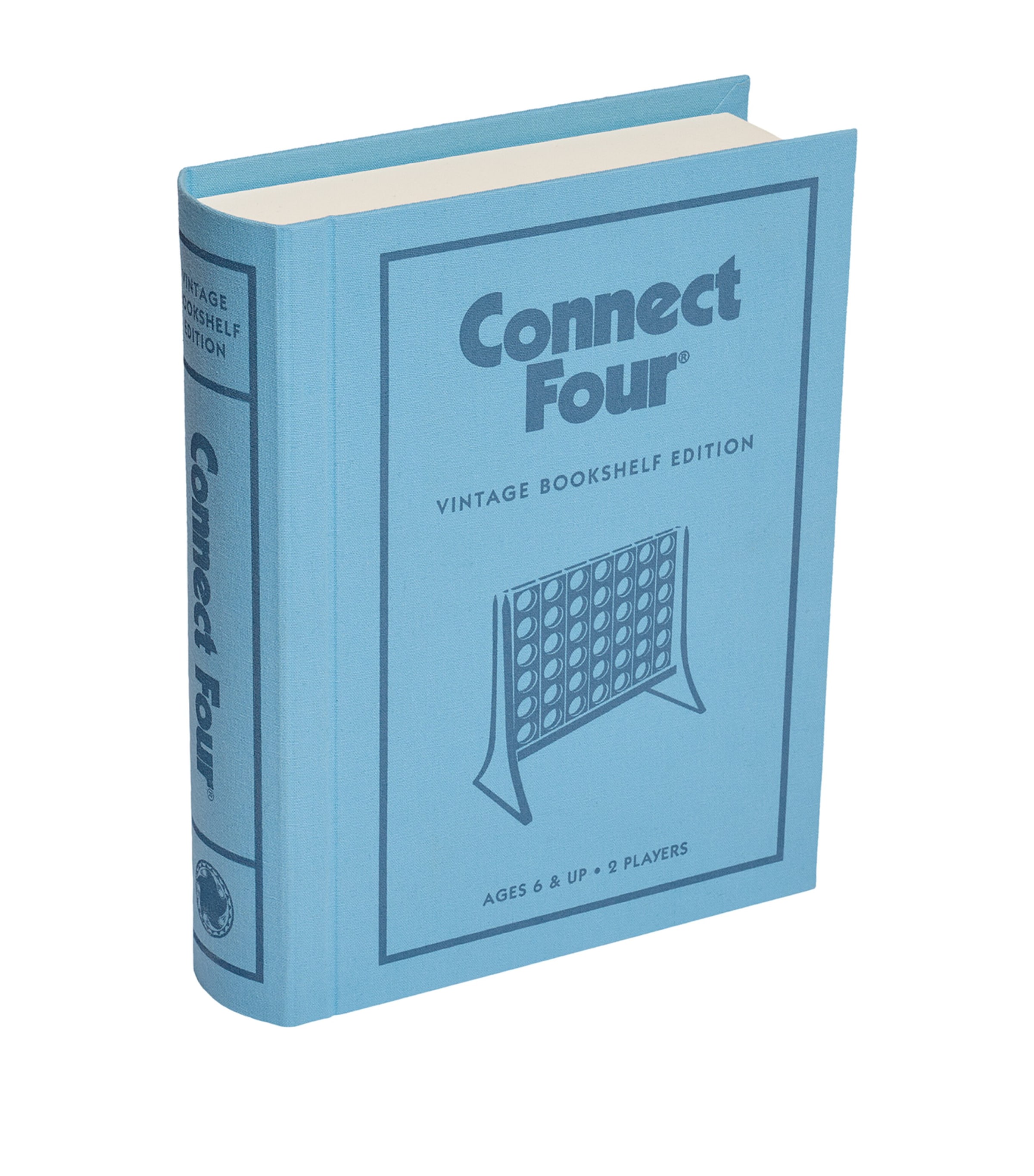 Vintage Bookshelf Connect Four Board Game