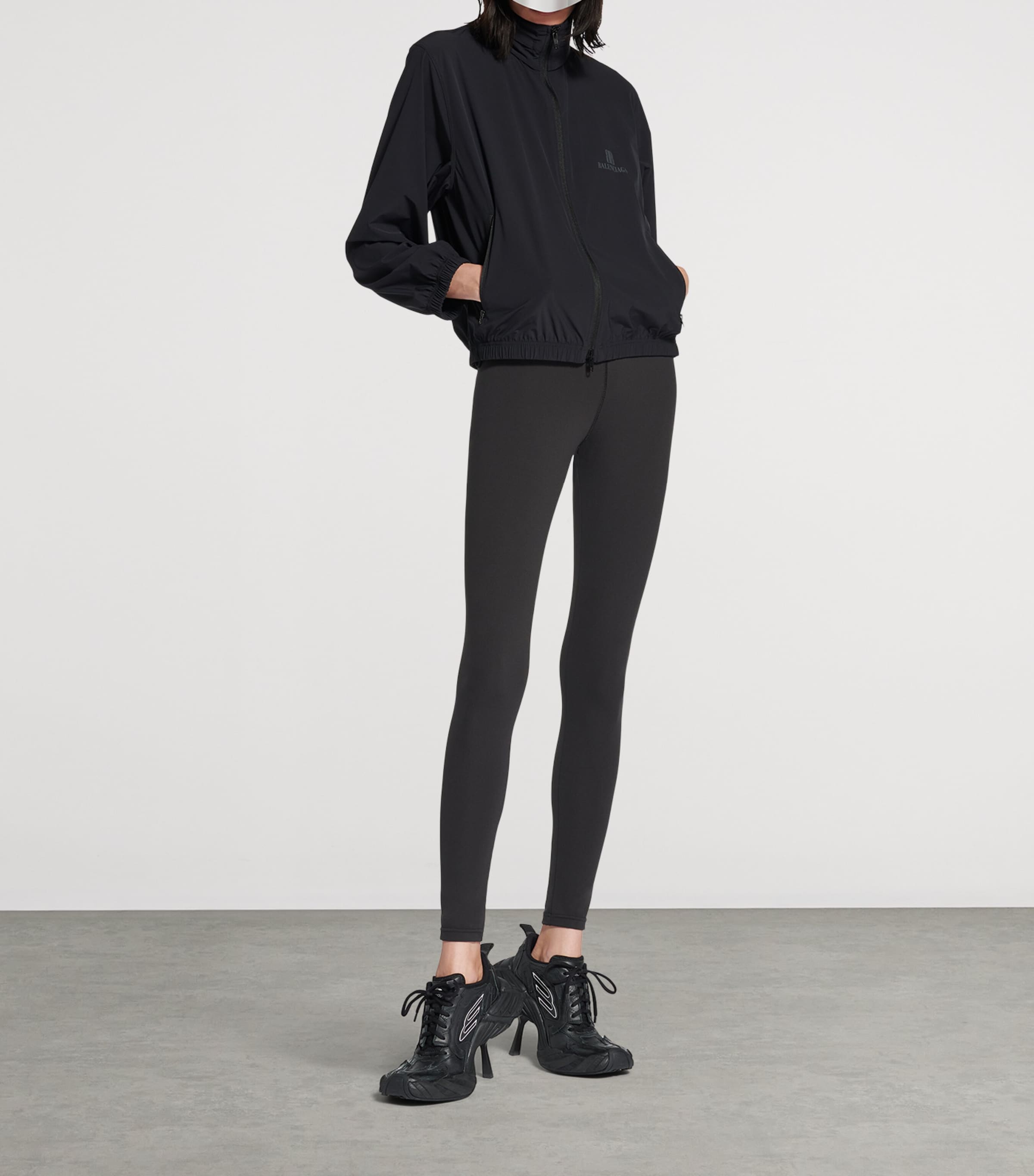 【BALENCIAGA】ACTIVEWEAR SHRUNK WINDBREAKER Balenciaga Shrunken Windbreaker | Harrods US