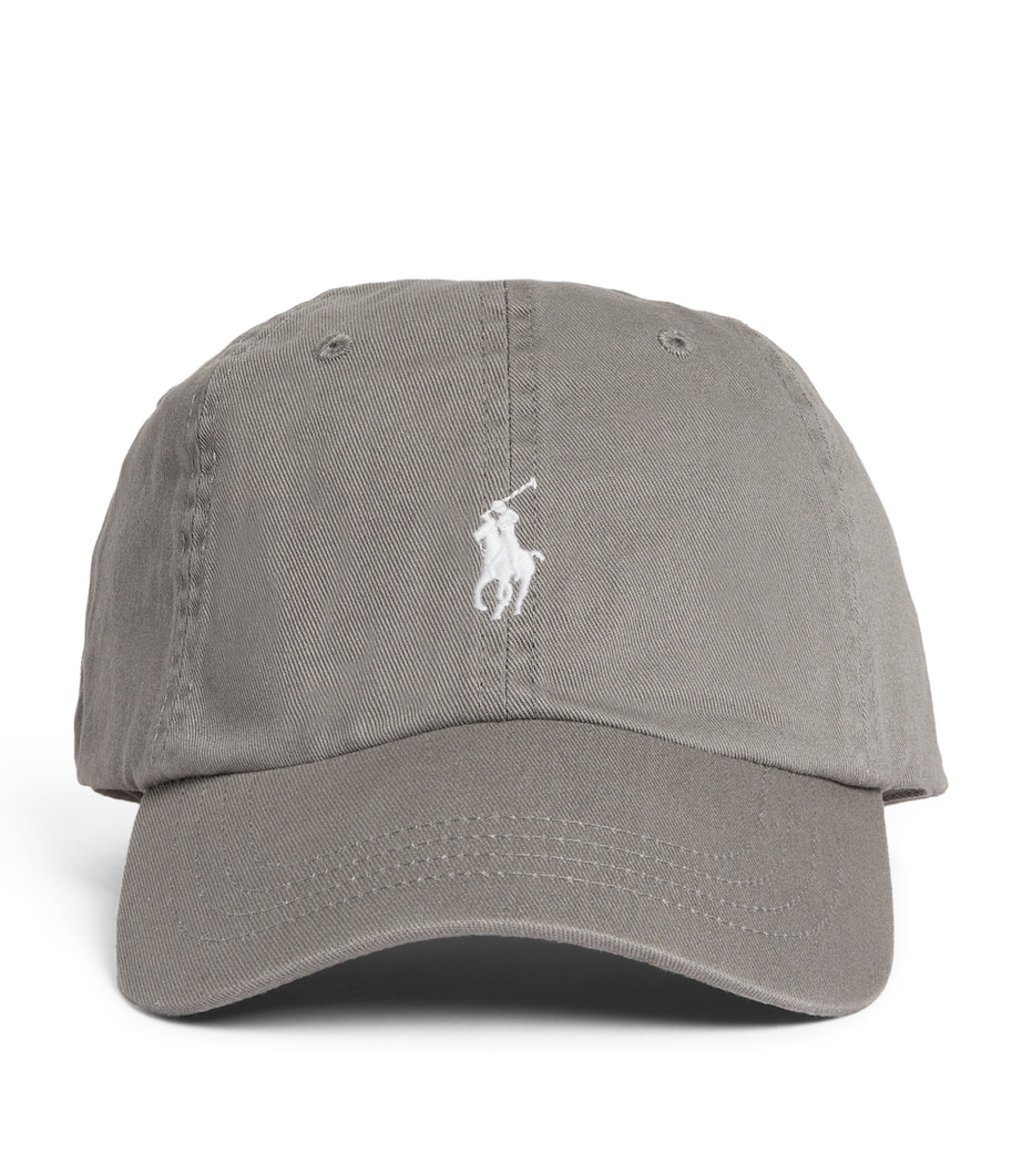 Polo Pony Baseball Cap PERFECT GREY/WHITE Image 1