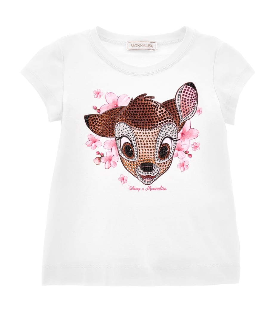 x Disney Bambi T-Shirt (4-12 Years) BIANCO Image 1