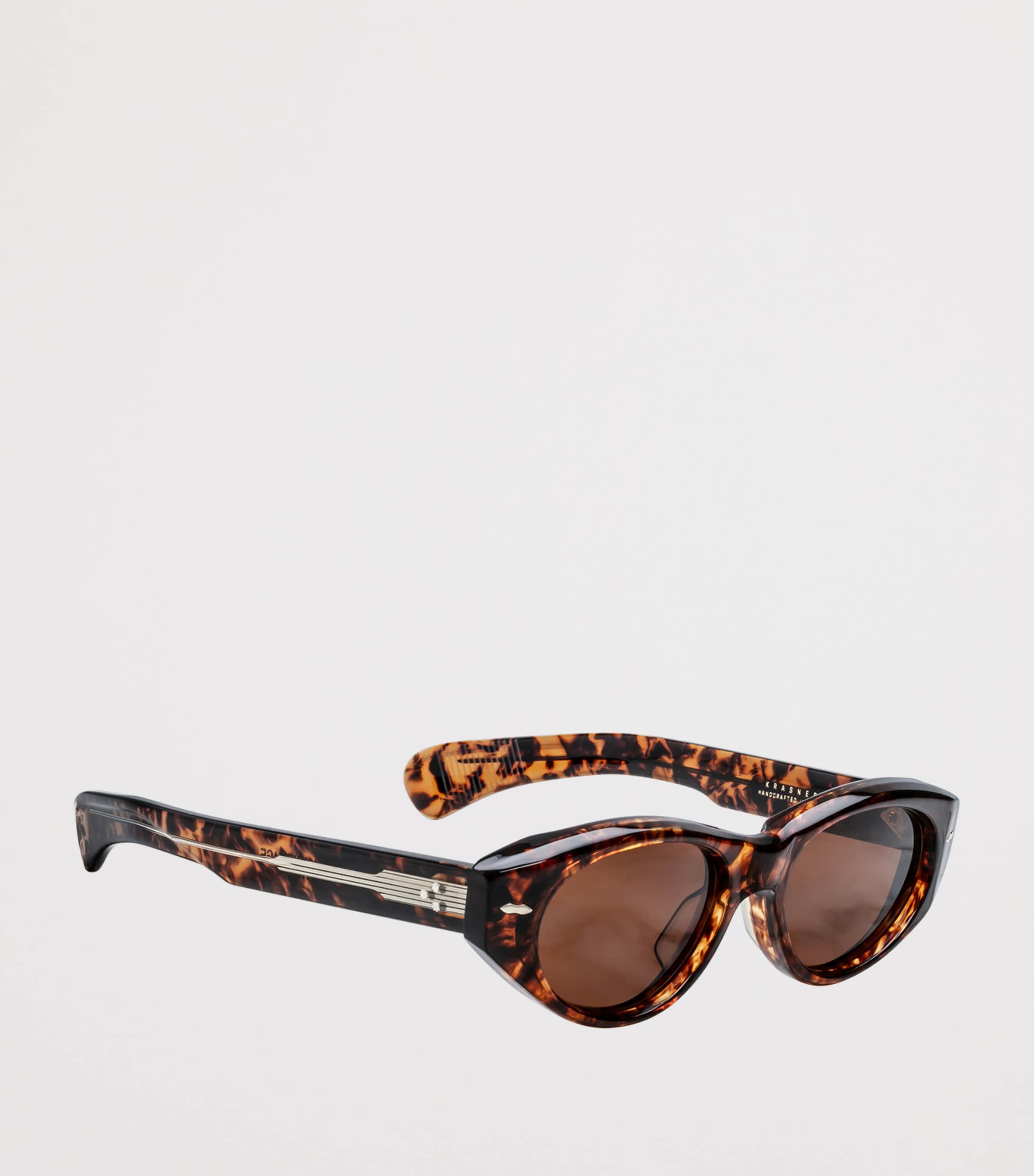 Jacques Marie Mage Tortoiseshell Krasner Oval Sunglasses Samoa Image 2
