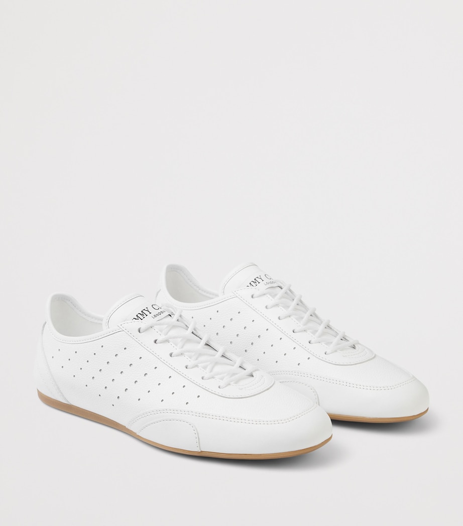Jimmy Choo Leather Sunny Sneakers V White/gum Image 3