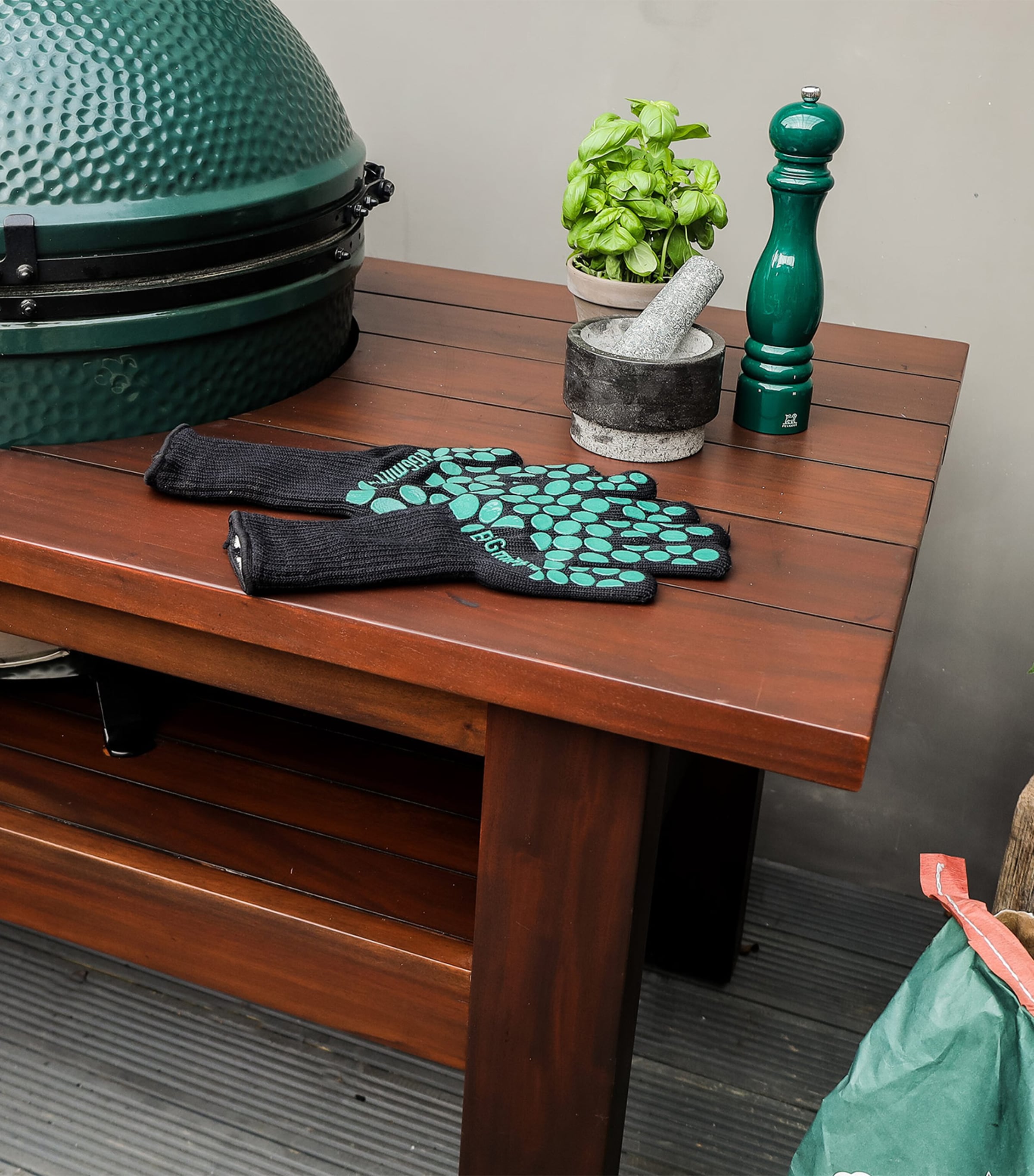 Extra Large Mahogany Egg Table Nest MAHOGANY Image 4