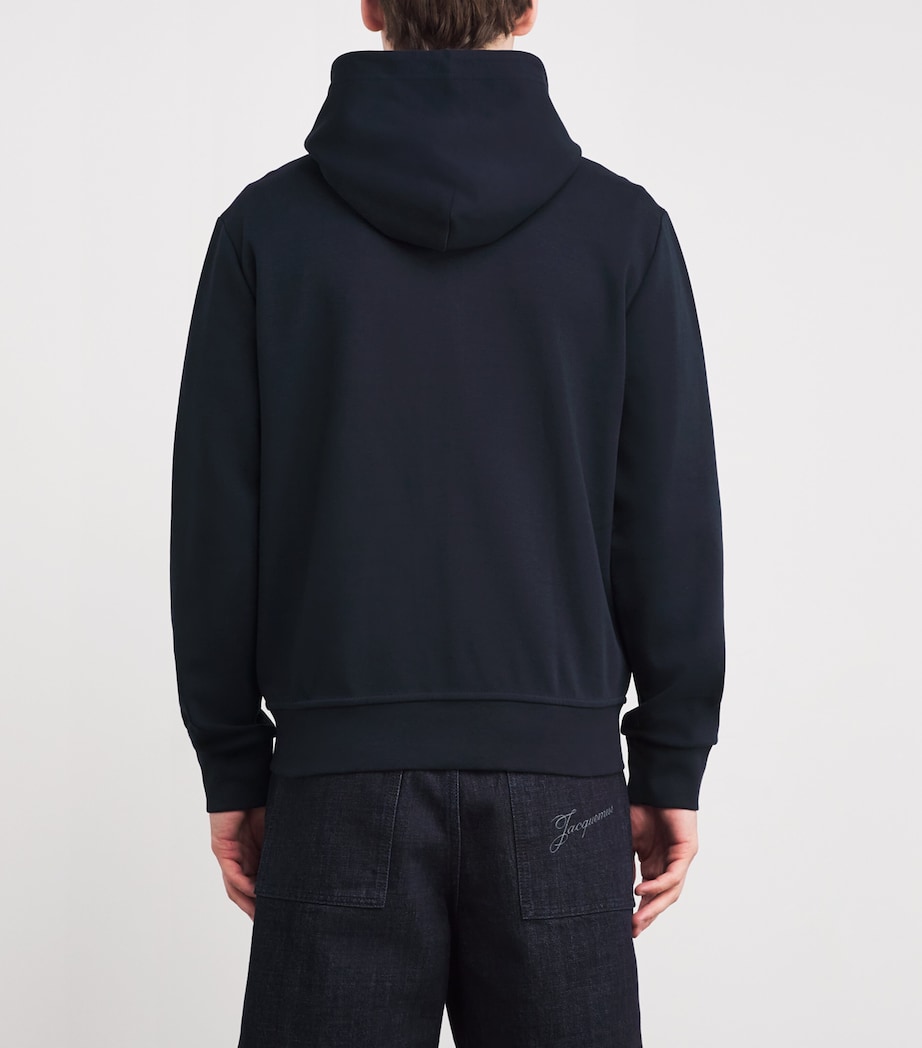 Polo Pony Zip-Up Hoodie AVIATOR NAVY Image 4