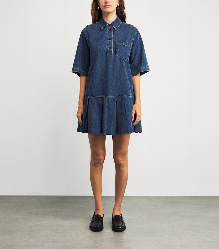 The Tennis Denim Mini Dress POTION Image 3