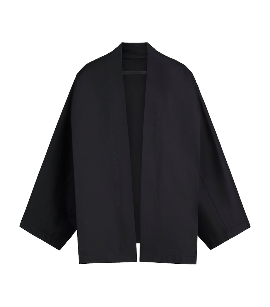 Alaïa Womens Cotton Poplin Reverse Jacket Noir Alaia Image 1