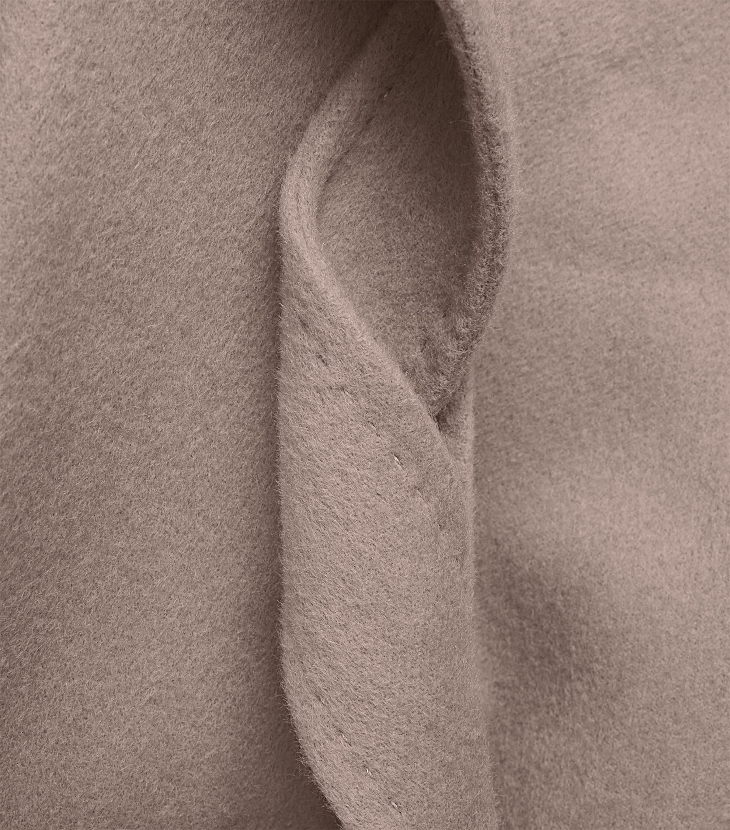 Wool-Cashmere Long Coat DARK SAND Image 5