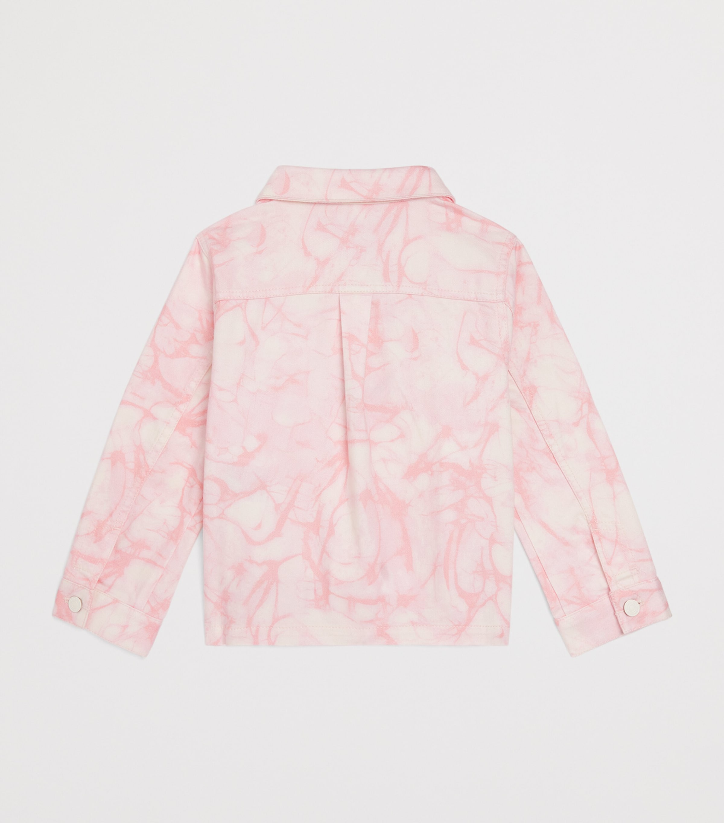 Zimmermann Kids Printed Indra Denim Jacket (2-12 Years) Pink Image 2