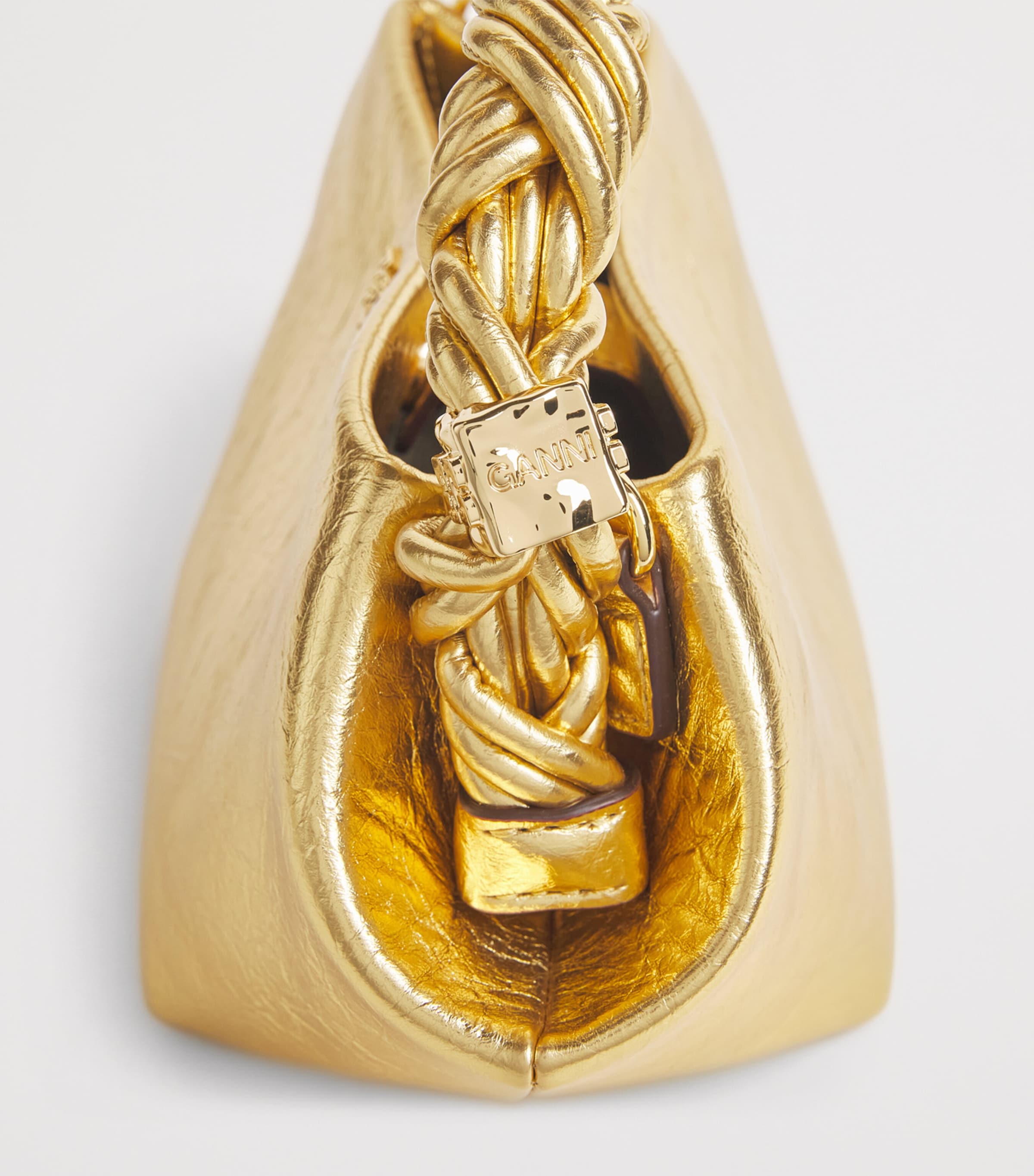 Mini Metallic Bou Top-Handle Bag 339 GOLD Image 6