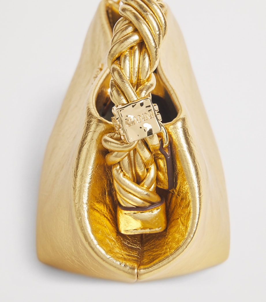 Mini Metallic Bou Top-Handle Bag 339 GOLD Image 6