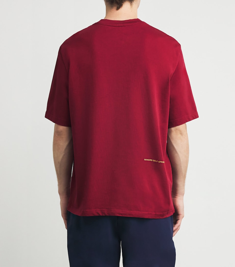 x Reebok Cotton Graphic T-Shirt BURGUNDY Image 4