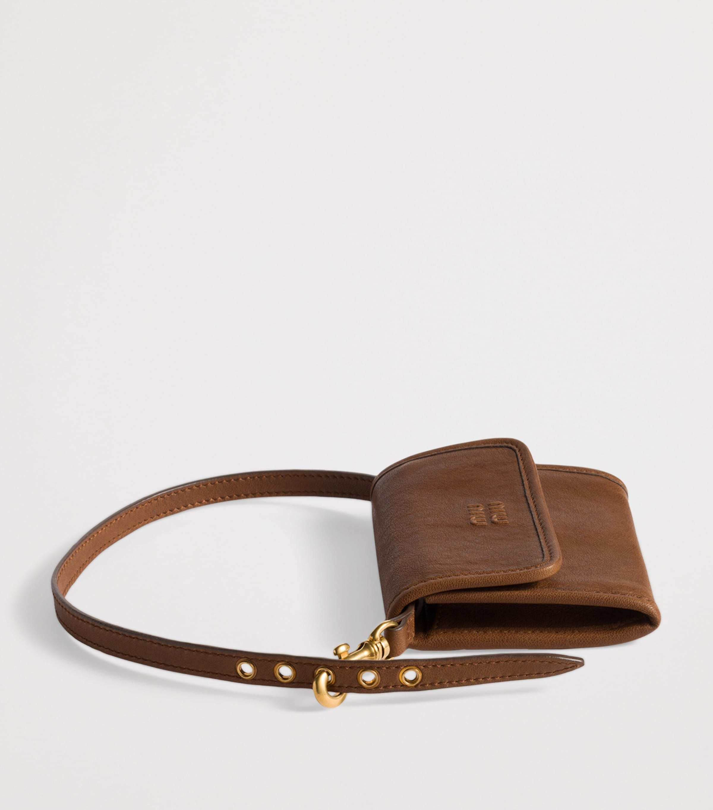 Nappa Leather Strap-Detail Wallet F0316 Image 4