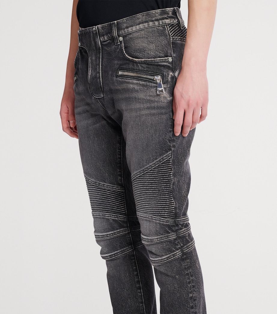 Biker Slim Jeans 9AZ GRIS DENIM Image 2