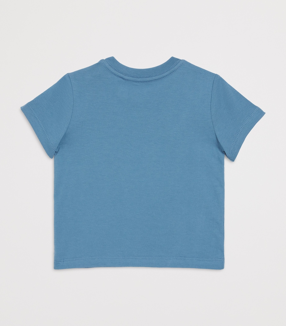 Ralph Lauren Kids Cotton Polo Bear T-Shirt (3-24 Months) Cmp Blu Image 2