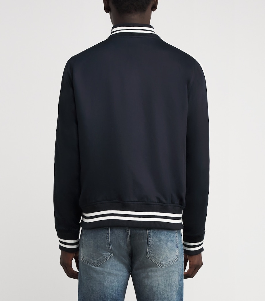 Varsity Bomber Jacket NAVY BLUE Image 4