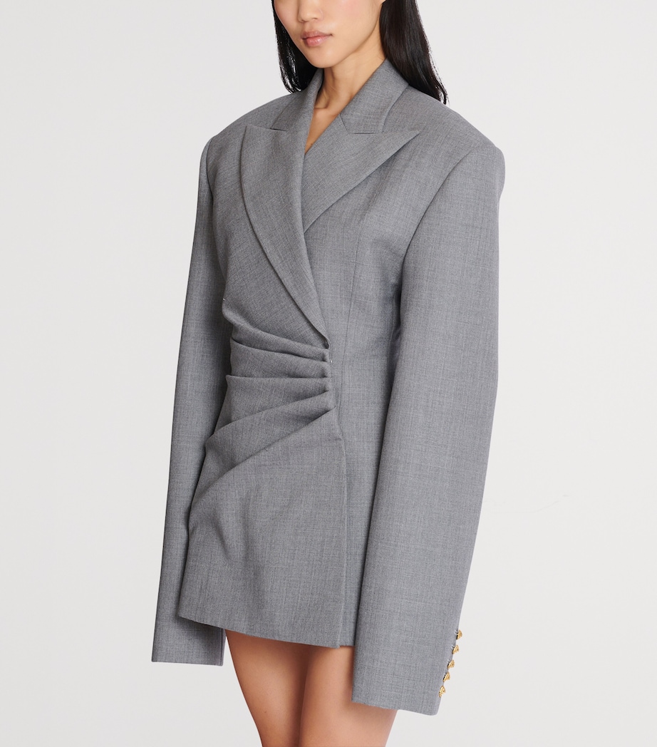 Wool Jacket Dress 9FD GRIS MOYEN Image 5