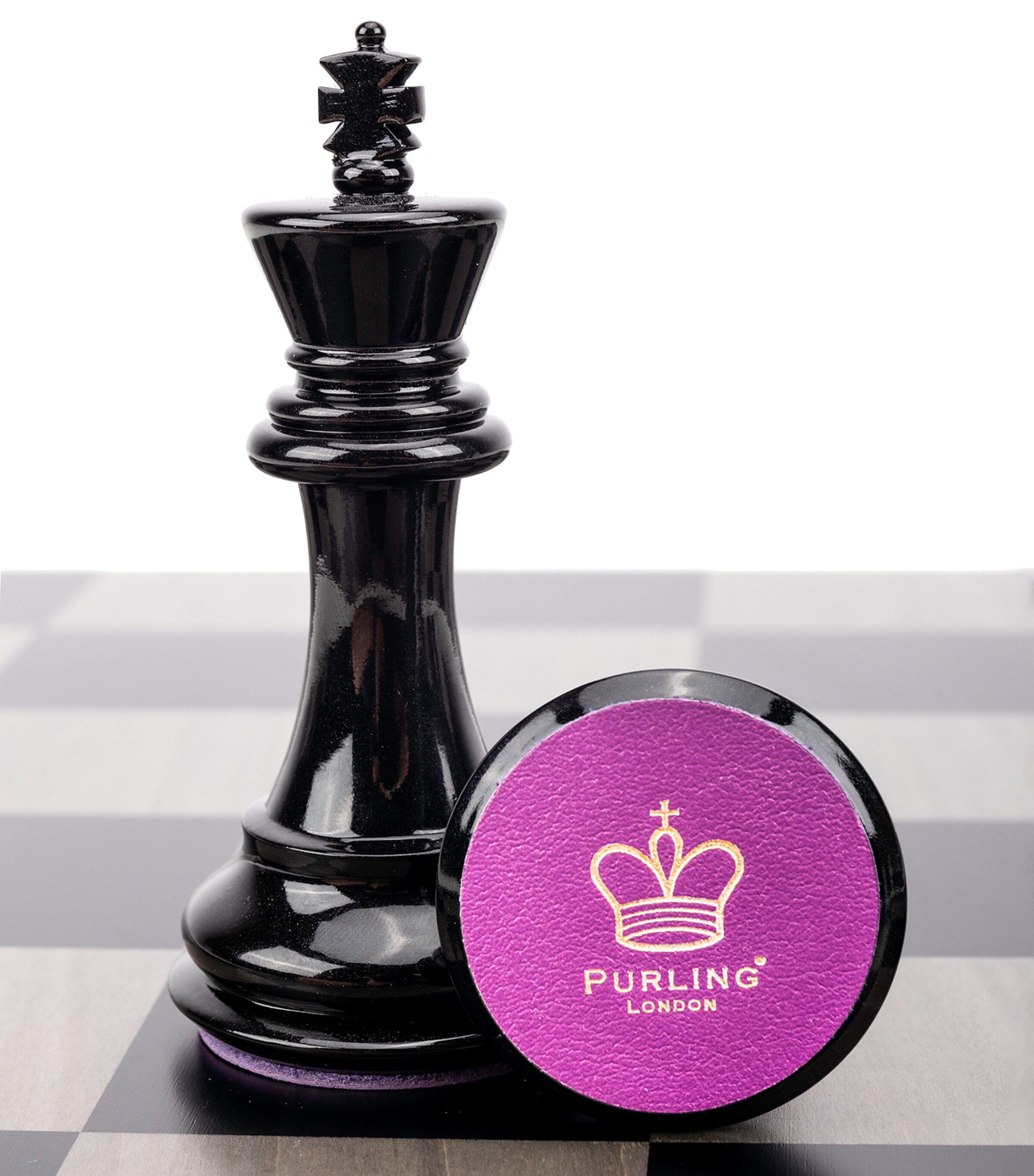 Purling Bold Chess Set with Maple Chess Board | Harrods UK