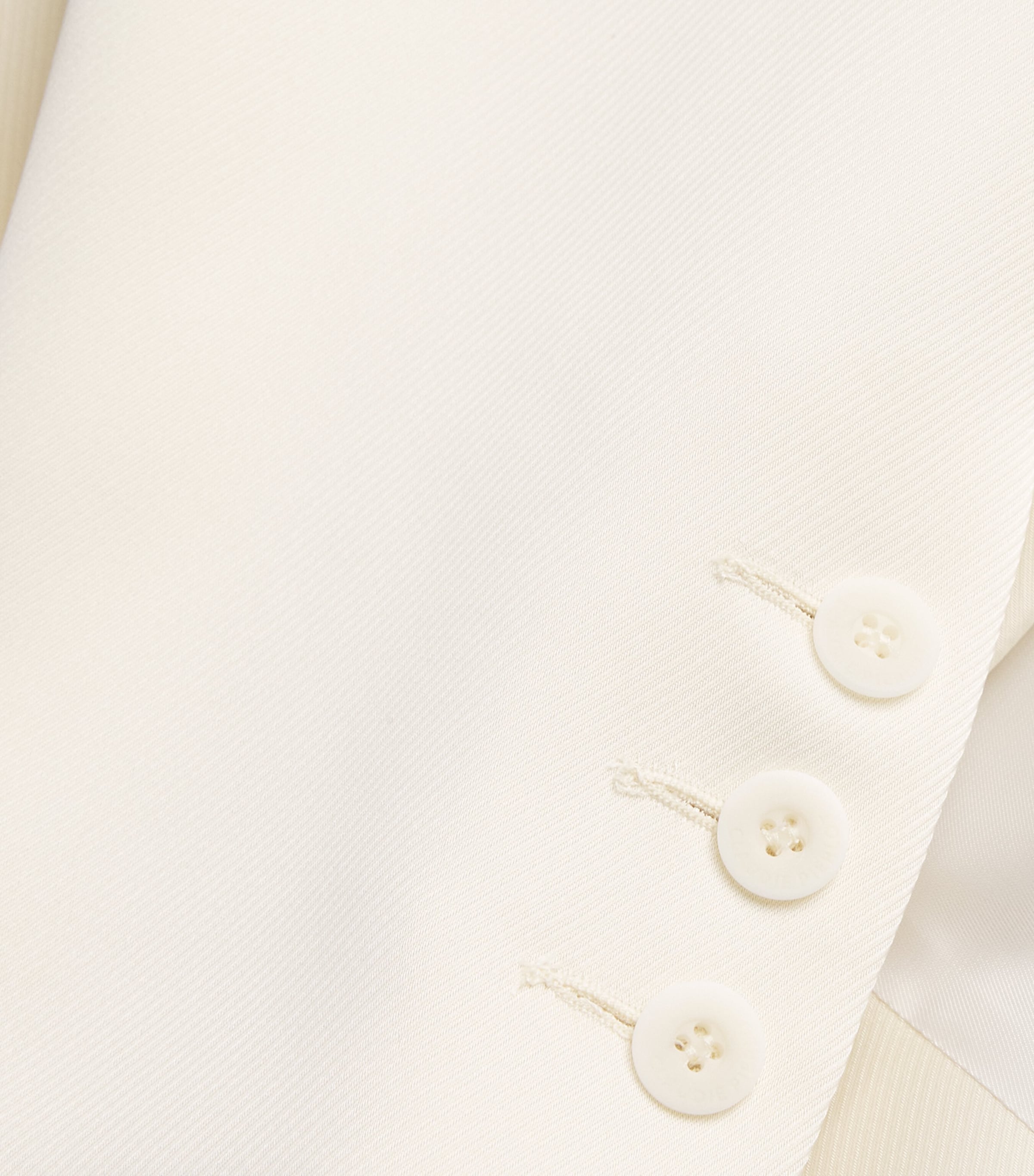 Satin Cropped Vivane Blazer IVORY Image 5