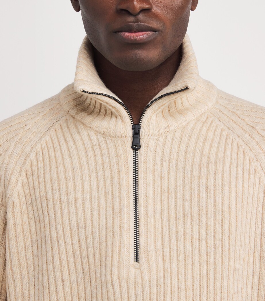 Wool-Blend Victor Sweater MOONBEAM MELANGE Image 6