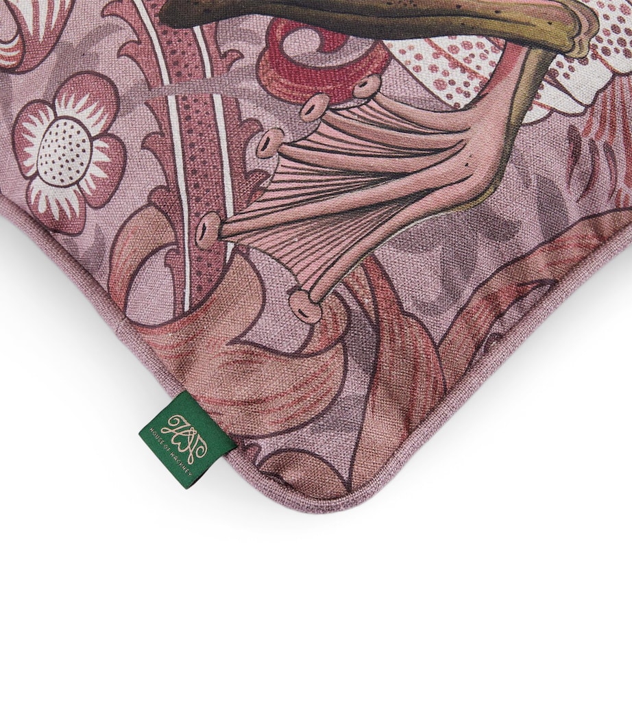 Hemp Golden Lily Amphibia Cushion (45cm x 45cm) TOURMALINE Image 2