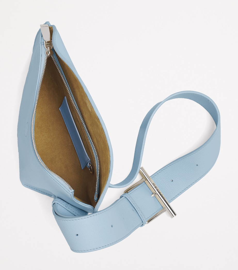 Leather T-Bar Sling Cross-Body Bag 4900 Image 5