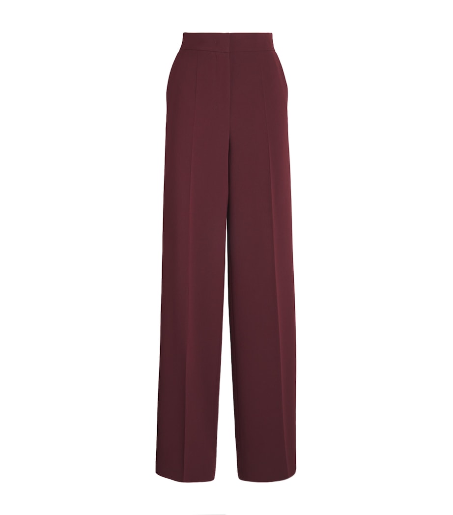 Cady Wide-Leg Trousers CHERRY Image 1